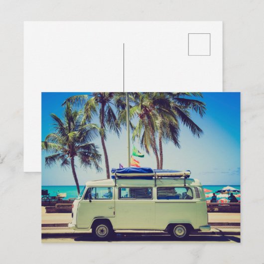 Summertime is reistijd briefkaart (Voorkant / Achterkant)