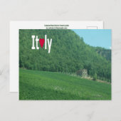 Summertime Italiaans platteland Briefkaart (Voorkant / Achterkant)