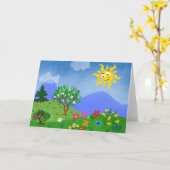 Summertime Kaart (Gele Bloem)