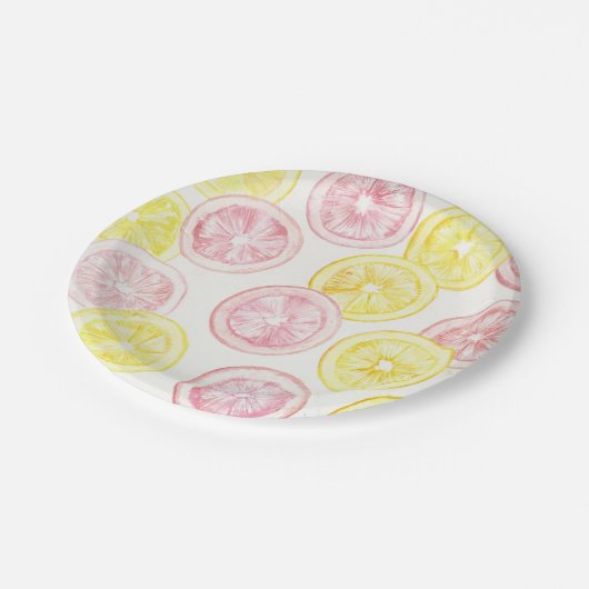 Summertime Lemonade Papieren Bordje (Gekanteld)