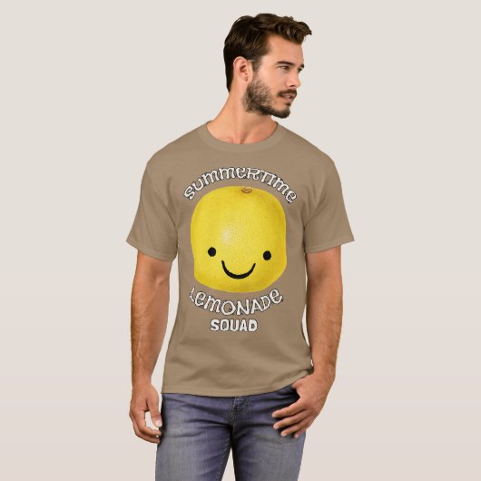 Summertime Lemonade Squad T-shirt (Voorkant volledig)