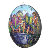 Summertime lezen dartbord (Voorkant Rechts)