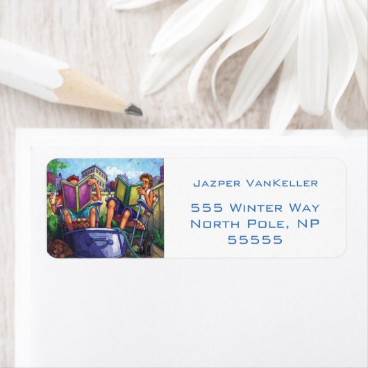 Summertime lezen etiket (Insitu)