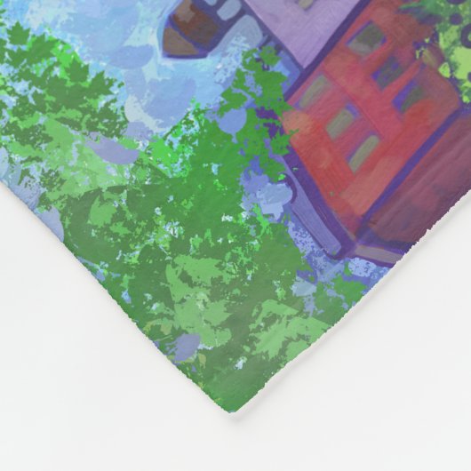 Summertime lezen fleece deken (Hoek)