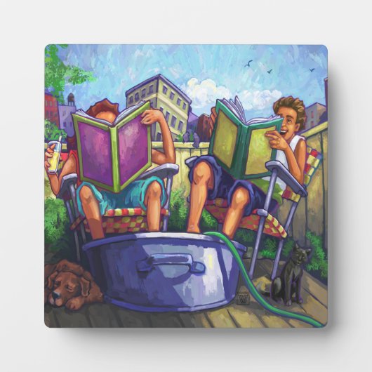 Summertime lezen fotoplaat (Voorkant)
