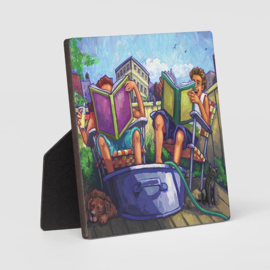 Summertime lezen fotoplaat (Voorkant)