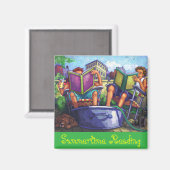 Summertime lezen magneet (Voorkant / Achterkant)