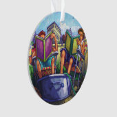 Summertime lezen ornament (voorkant)