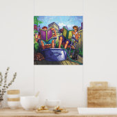 Summertime lezen poster (Keuken)