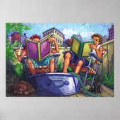 Summertime lezen poster (Voorkant)