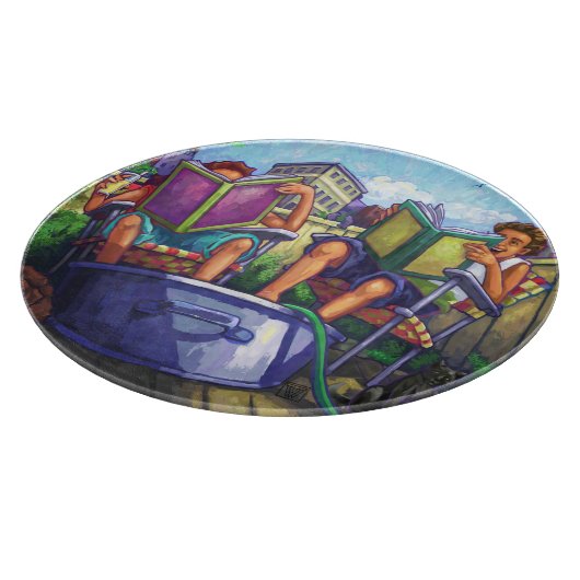 Summertime lezen snijplank (Hoek)