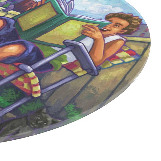 Summertime lezen snijplank (Hoek)