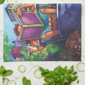 Summertime lezen theedoek (Gevouwen)