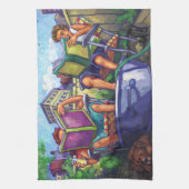 Summertime lezen theedoek (Verticaal)