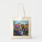 Summertime lezen tote bag (Voorkant)