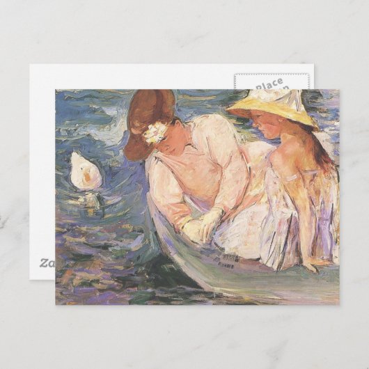 Summertime, Mary Cassatt, 1894 Briefkaart (Voorkant / Achterkant)