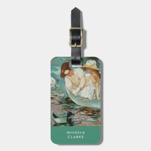 Summertime | Mary Cassatt Bagagelabel (Voorkant verticaal)