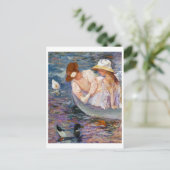 Summertime, Mary Cassatt Briefkaart (Staand voorkant)