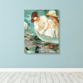 Summertime | Mary Cassatt Canvas Afdruk (Insitu (Houten vloer))
