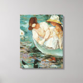 Summertime | Mary Cassatt Canvas Afdruk (Voorkant)