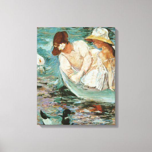 Summertime | Mary Cassatt Canvas Afdruk (Voorkant)