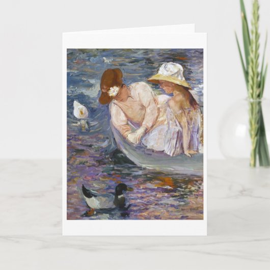 Summertime, Mary Cassatt Kaart (Voorkant)