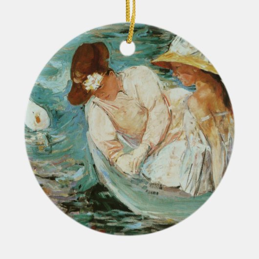 Summertime | Mary Cassatt Keramisch Ornament (Voorkant)
