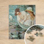 Summertime | Mary Cassatt Legpuzzel<br><div class="desc">Summertime (1894) door de Amerikaanse impressionist Mary Cassatt. Origineel kunstwerk is een oliesschilderij op canvas dat een portret van 2 vrouwen op een boot omringd door eenden toont. Gebruik de ontwerphulpmiddelen om douanetekst toe te voegen of het afbeelding te personaliseren.</div>
