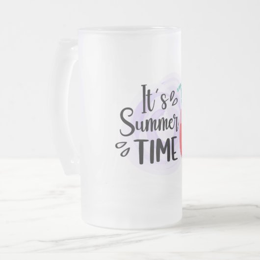 Summertime Matglas Bierpul (Voorkant links)