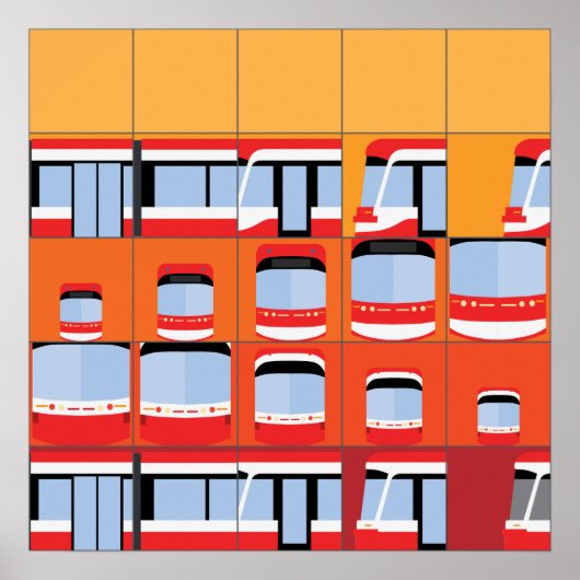 Summertime (nieuw) Streetcar Poster (Voorkant)