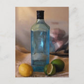"Summertime", nog steeds leven met flesje en citru Briefkaart (Voorkant)