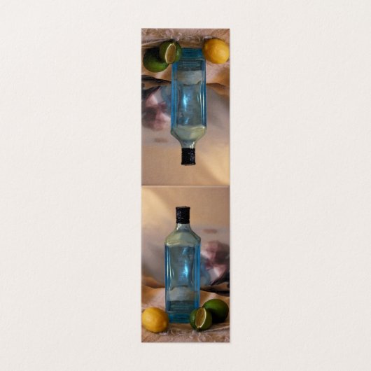 "Summertime", nog steeds leven met flesje en citru Kaart (Buitenkant ongevouwen)