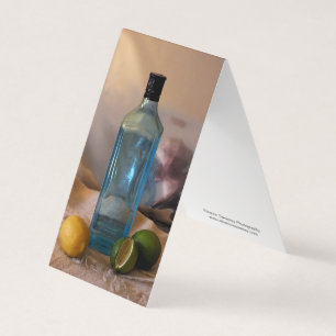 "Summertime", nog steeds leven met flesje en citru Kaart