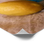 "Summertime", nog steeds leven met flesje en citru Poster (Hoek)