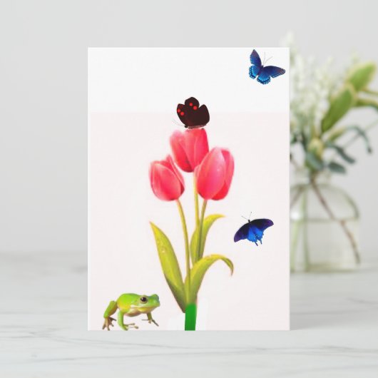 Summertime Note Kaart (Staand voorkant)