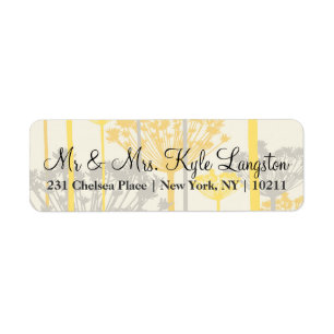 Summertime Paardebloemen Retouradres Labels