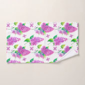 Summertime Paarse Lilacs Bathroom set Bad Handdoek (Handdoek)