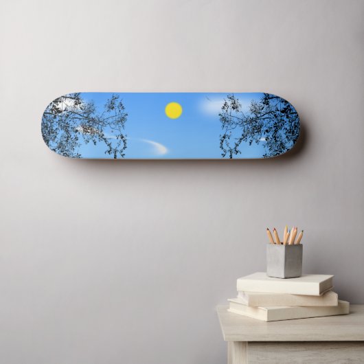 Summertime Persoonlijk Skateboard (Muurkunst (Horizontaal))