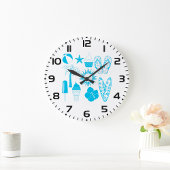 Summertime-pictogrammen Grote Klok