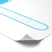 Summertime-pictogrammen Poster (Hoek)