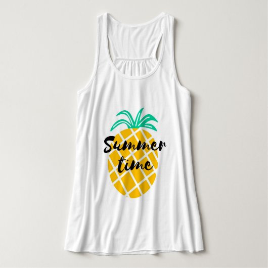 Summertime Pineappel Tanktop (Design voorkant)