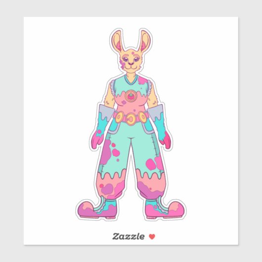 Summertime Rabbit Sticker (Vel)