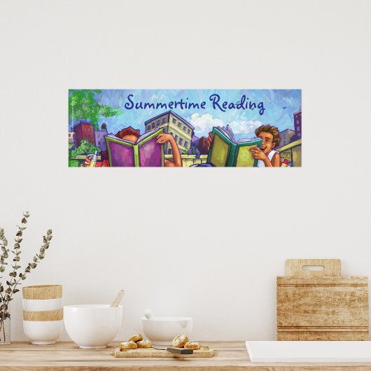 Summertime Reading Poster (Keuken)