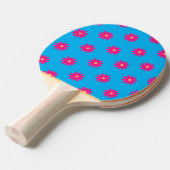 Summertime roze ventilator tafeltennisbatje (Voorkant Gekanteld)