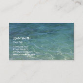 Summertime Seashell Beauty Salon Visitekaartjes (Achterkant)