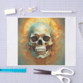 Summertime Skull Decoupage Paper Tissuepapier (Craft)