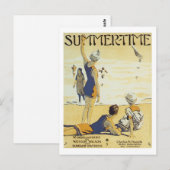 Summertime  Songbook Hoesje Briefkaart (Voorkant / Achterkant)