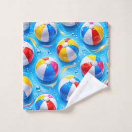 Summertime splash beach ball, premium hand and bat bad handdoek