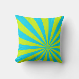 Summertime Sunburst Colorful Pillow #3 Kussen