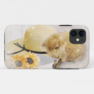 Summertime Sunflower Bunny Case-Mate iPhone Case
